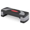 31-Inch Adjustable Workout Step Platform with Risers Adjust from 4 inch - 6 inch - 8 inch for Cardio, Core and Strength Training, Aerobic Stepper for Exercise at Home, Gray view 1