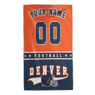 GASYWEOP football and city towels Team Name Number Sport Towel gifts for The fans 11 * 19in30 * 50cm (Towel Style-24)