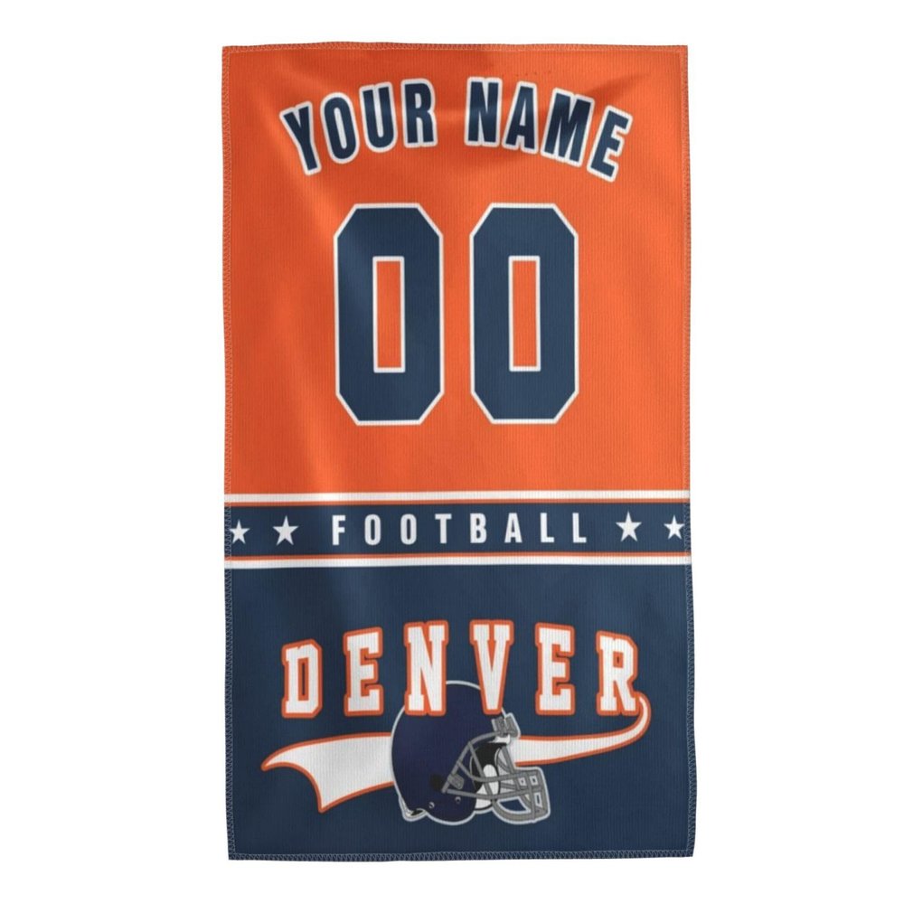 GASYWEOP football and city towels Team Name Number Sport Towel gifts for The fans 11 * 19in30 * 50cm (Towel Style-24)