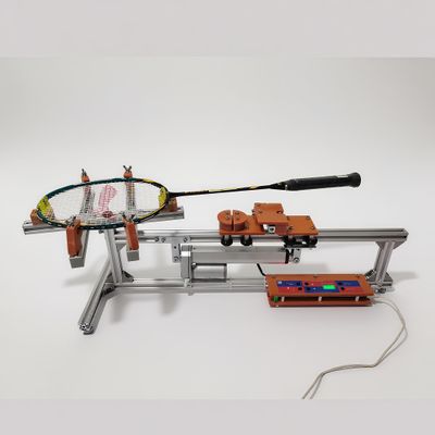 Electric Badminton Racket Stringing Machine Portable Racquet Stringing Machine Electric Badminton Racket Stringer DIY Racket String Tools 20-32LB