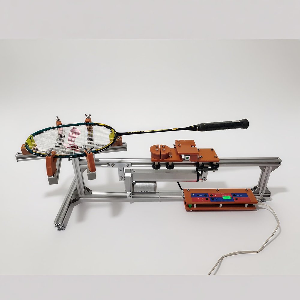 Electric Badminton Racket Stringing Machine Portable Racquet Stringing Machine Electric Badminton Racket Stringer DIY Racket String Tools 20-32LB
