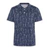 Golfer Hawaiian Golf Shirts for Women Polo Short Shirts Outfit Moisture Wicking Shirts Large view 1