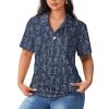 Golfer Hawaiian Golf Shirts for Women Polo Short Shirts Outfit Moisture Wicking Shirts Large view 2