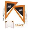 MR Lacrosse Shooting Targets, Lax Goal Corner Shooting Targets, Lacrosse Shooting Practice Net, Lacrosse Corner Targets, Lacrosse Net Goalie Targets for Shooting Practice and Training, Set of 2 view 1