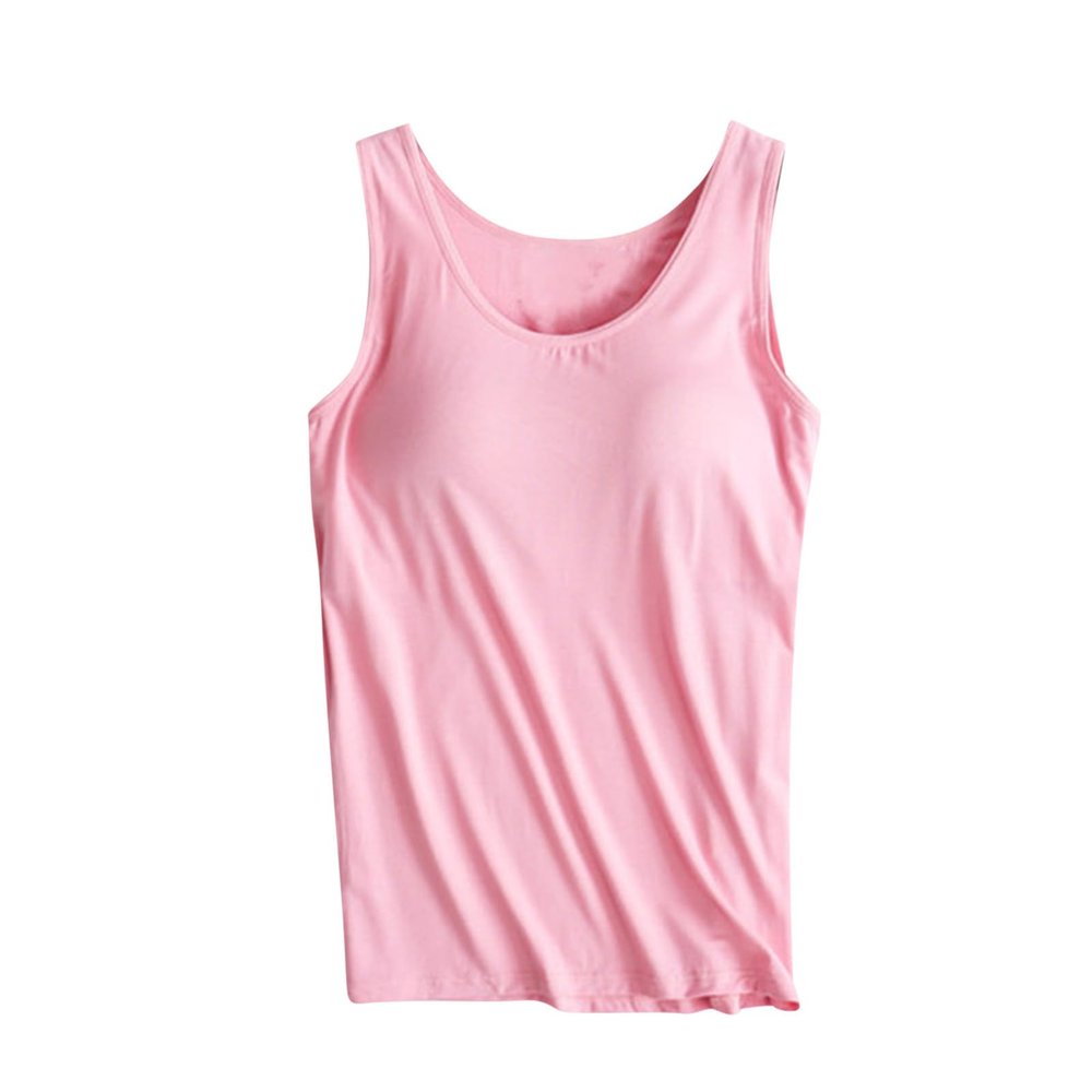 Tank Tops for Women Modal Built-in Bra Padded Camisole Yoga Tanks Tops Undershirts Lightweight Camis Tank Tops