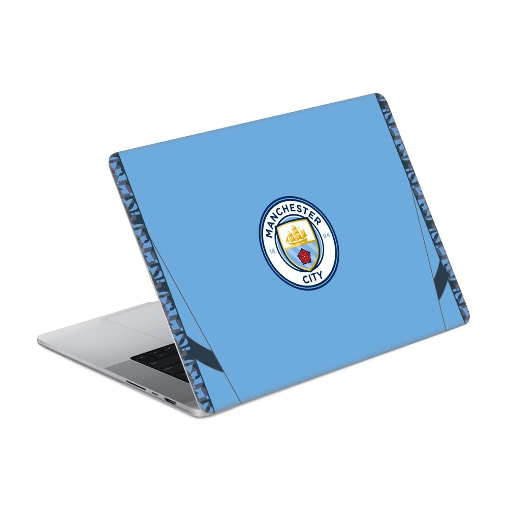 Head Case Designs Officially Licensed Manchester City Man City FC Home Kit 2024 Champions Vinyl Sticker Skin Decal Cover Compatible with MacBook Pro 14" A2442