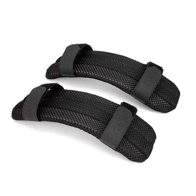 Aekvinks Tactical Vest Shoulder Strap Pad Backpack Laptop Guitar Shoulder Strap Mesh Padded Cushion 1 Pair Black