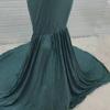 Women Maternity Gown Dress Elegant Long Sleeve Photography V Neck Dress Chiffon Flowy Shower Maxi Photo Props Dress (X-Large,Green) view 4