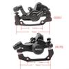 Line Pulling Hydraulic Disc Brake Calipers Front + Rear,Alloy Clip Disc Brake Caliper for Rotor 160MM for Rotor,for Mountain Bike, Road Bike(front+rear with 2PCS for rotor) view 2