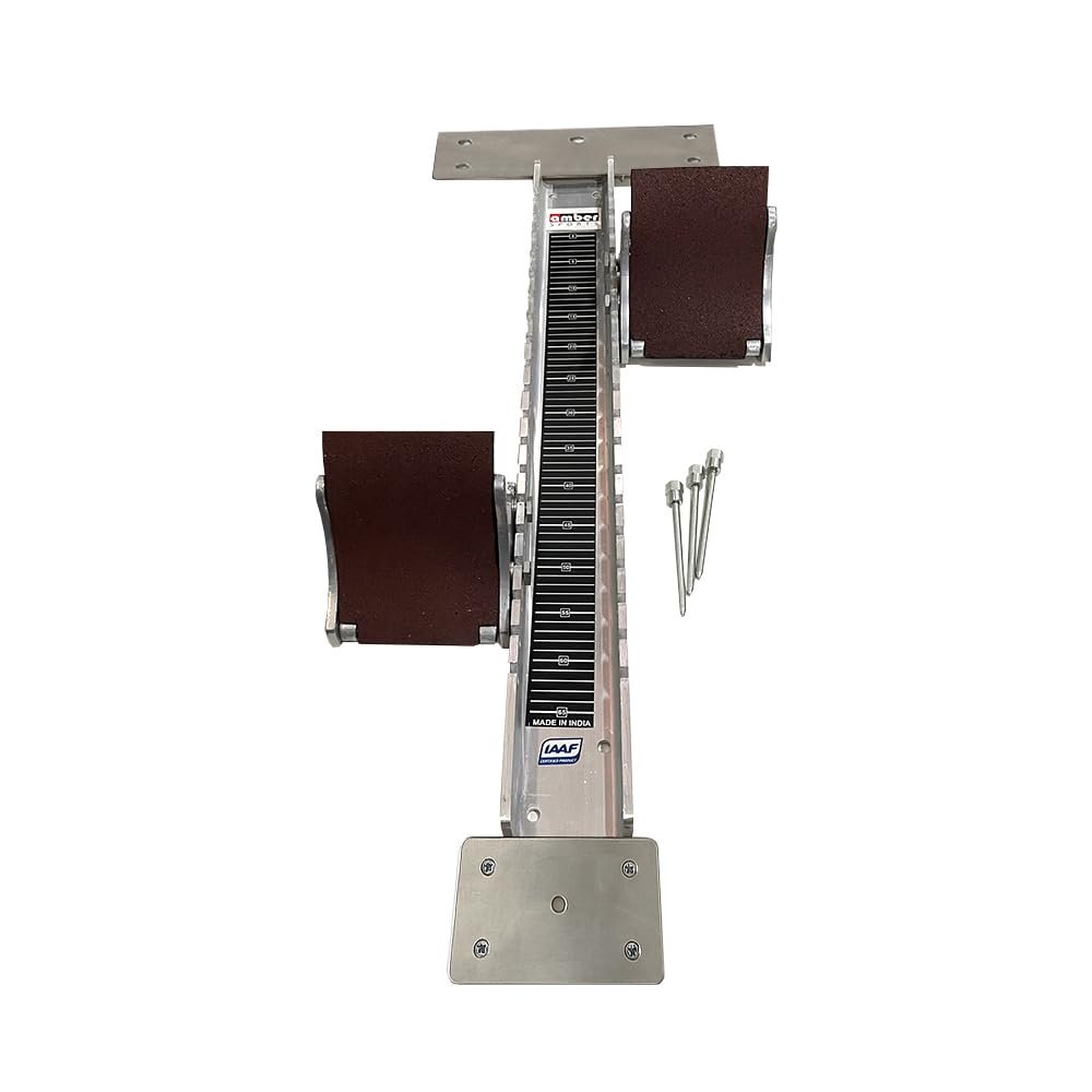Olympus IAAF Certified Starting Block, Durable Aluminum Construction, Adjustable Pedal Angles, Rust-Proof Steel Channel, Firm Track Grip, and Professional Quality for Optimal Speed and Stability