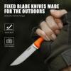 Omesio EDC Small Fixed Blade Knife with Kydex Sheath, DC53 Steel G10 Handle Full Tang Survival Tactical Knife for Men Women Outdoor Camping Bushcraft Hunting Knife view 2