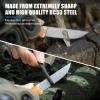 Omesio EDC Small Fixed Blade Knife with Kydex Sheath, DC53 Steel G10 Handle Full Tang Survival Tactical Knife for Men Women Outdoor Camping Bushcraft Hunting Knife view 3
