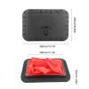 Marine Boat Deck Access Hatch & Lid,Stabilized Square Hatch For Boats And Kayaks, Black Rectangle Boat Deck Hatch 25x35cm view 2