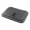 Marine Boat Deck Access Hatch & Lid,Stabilized Square Hatch For Boats And Kayaks, Black Rectangle Boat Deck Hatch 25x35cm view 4