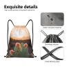 CSGJMYGS Drawstring Backpack for Women Men Gym Drawstring Bags Sunset Cactus String Bag Swim Bag view 4