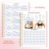 Fitness Journal Workout Planner for Women & Men, A5 (6.4" x 8.3") Workout Journal Log Book Planner Gift for Track Gym Essentials, Home Workouts, Track Progress, Achieve Wellness Goals, Pink view 3