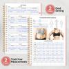2026 Fitness Workout Journal Planner for Women & Men, JAN 2026 - DEC 2026 Exercise Planner, 6.4" x 8.3" Workout Calendar Journal Essentials Gift for Goals, Tracking, Gifts with PVC Plastic Cover, Pink view 4