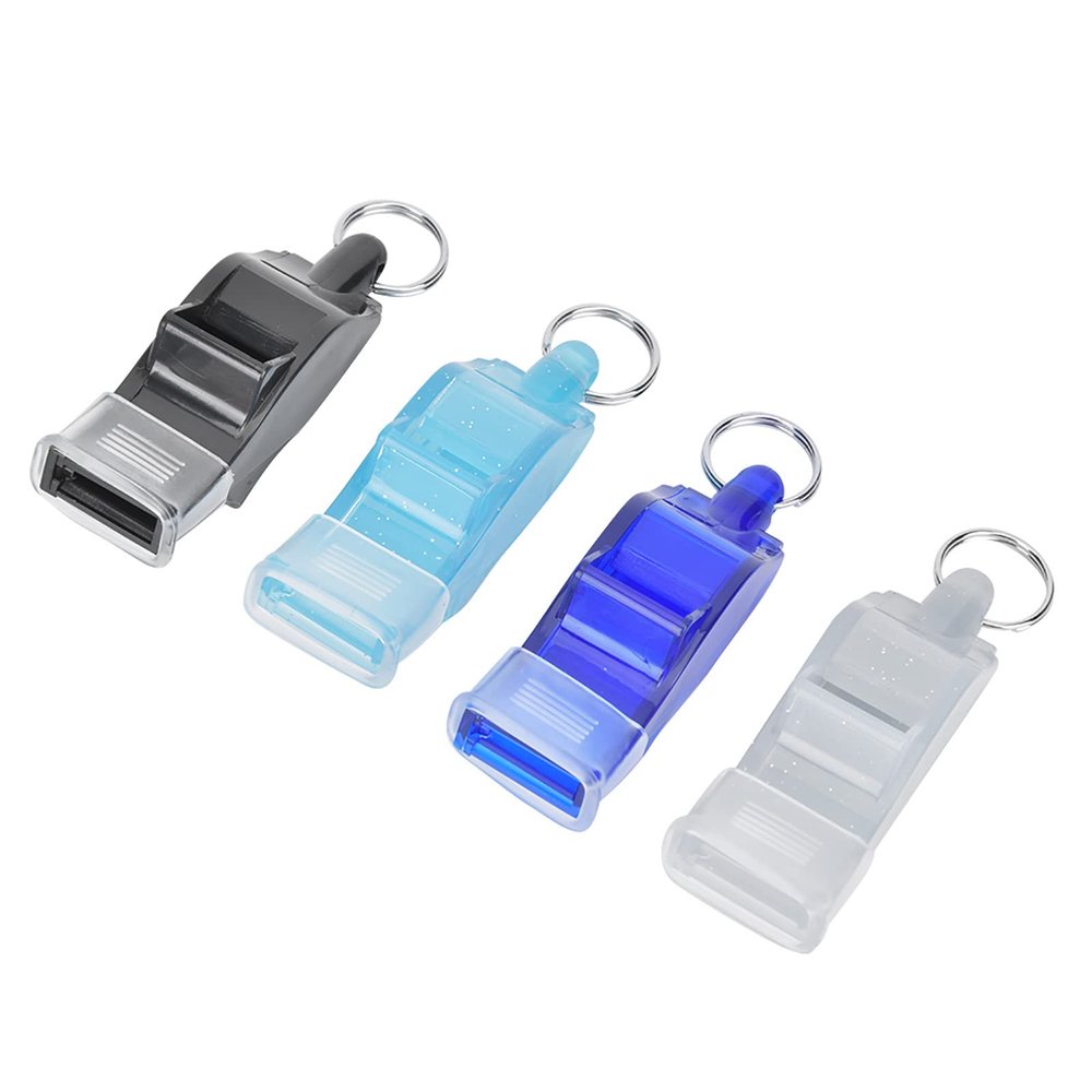 Gonetre Leisure Sports 4PCS ABS Plastic Dolphin Basketball Football Competition Referee Special High Frequency Children Whistle 14 * 14 * 7CM Referee, Timing, and Step Counting Equipment