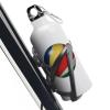 JuneLucky Seychelles Flags National Flag Water Bottle with Carabiner Clip & Sport Top Tumbler for Car Office Exercise Picnic Camping Hiking Outdoor Activities,White Aluminum Sport Water Bottles 20 oz view 3