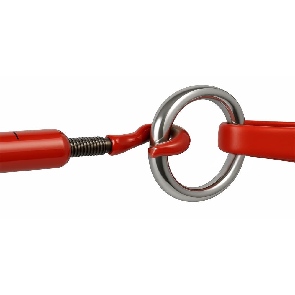 Amber Fight Gear Premium Hardened Metal Boxing Rope Retainer Ring - Secure Attachment for Turnbuckles, Durable Construction, Easy Installation - Ideal for Professional Rings and Training Facilities