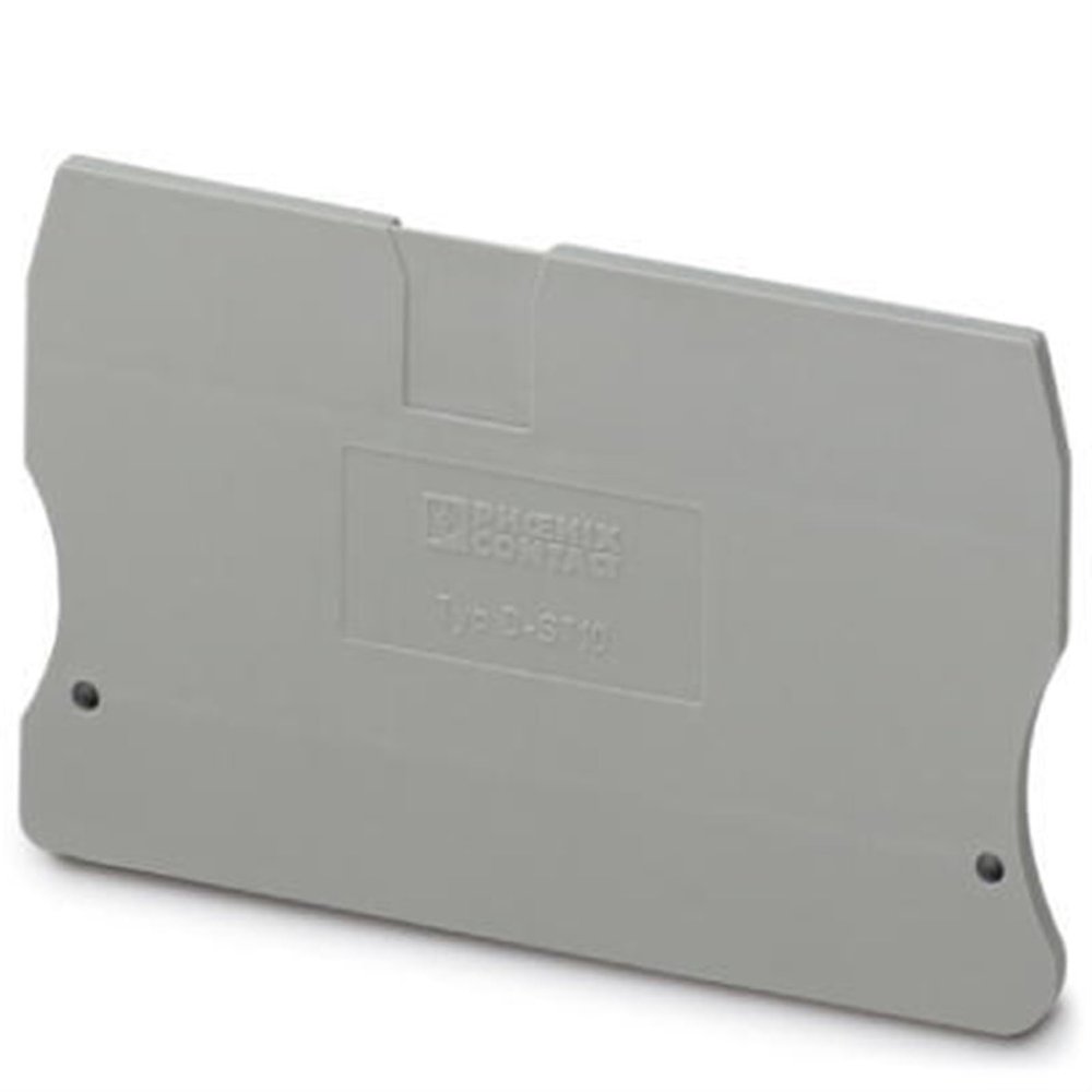 50pcs D-ST ST and PT Series Din Rail Terminal Blocks End Cover Plate L99/H51/W2.2 Mm End Cover D-STTB D-ST2.5-3L(D-ST 10)