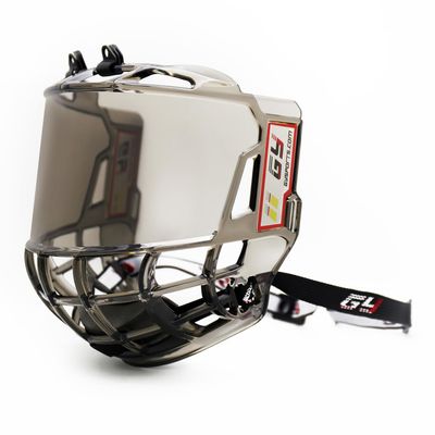 Gy Hockey Full Face Shield Visor Senior Hockey Face Shield Ice Hockey Helmet Visor Adult & Youth, Anti-Scratch/Anti-Fog/Ce Certified (Smoke)