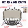 Gy Hockey Full Face Shield Visor Senior Hockey Face Shield Ice Hockey Helmet Visor Adult & Youth, Anti-Scratch/Anti-Fog/Ce Certified (Smoke) view 3