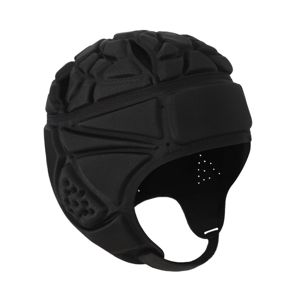 Rugby Soft Helmet Flag Football Soccer Headgear Padded Adjustable Protective Cap Protector for Youth Kids Adults