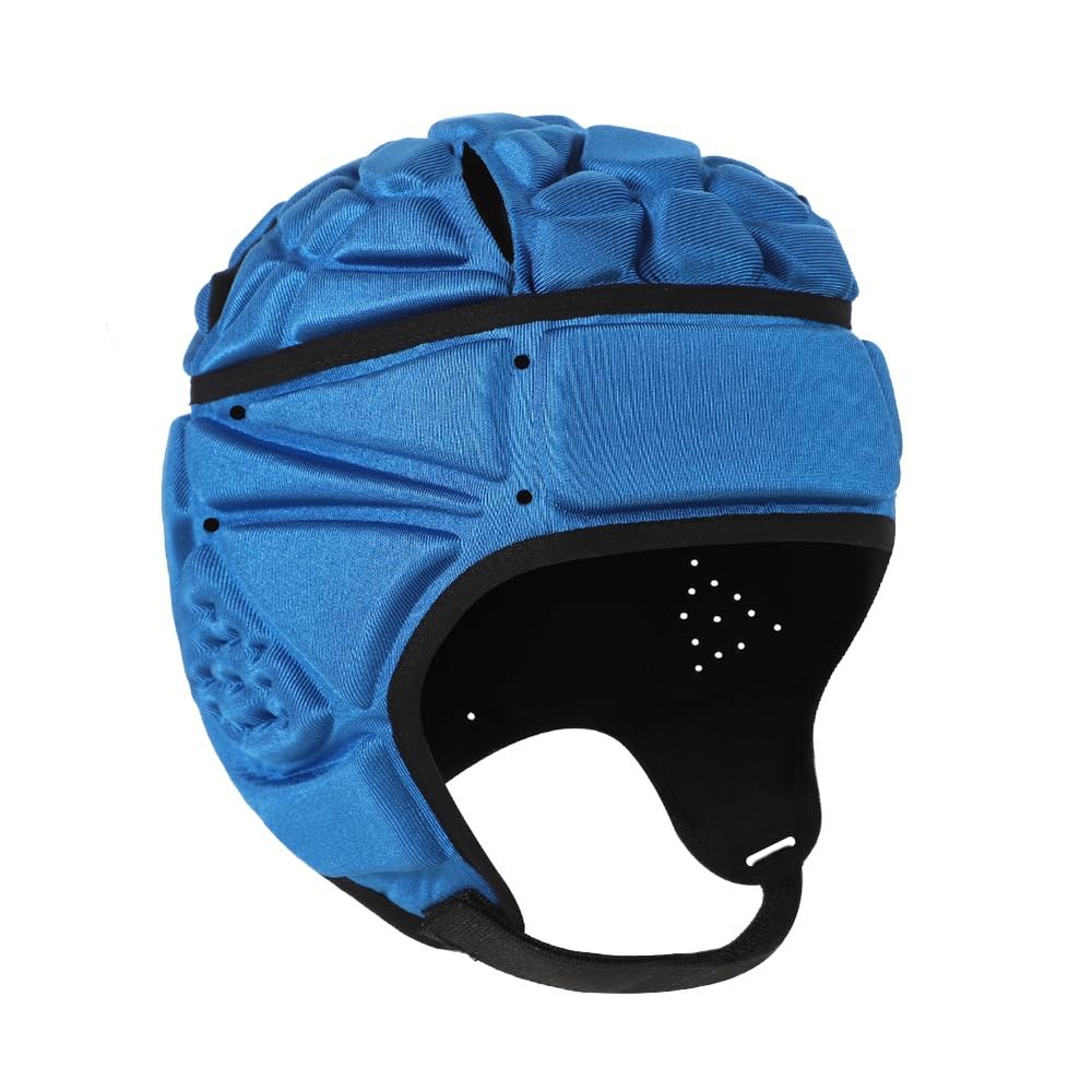 Rugby Soft Helmet Flag Football Soccer Headgear Padded Adjustable Protective Cap Protector for Youth Kids Adults