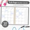 Fitness Journal Workout Planner for Women & Men, A4 (8.5" x 11") Workout Journal Log Book Planner Gift for Track Gym Essentials, Home Workouts, Track Progress, Achieve Wellness Goals, Black view 4
