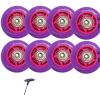GXBHSP 62mm 64mm 68mm Skate Wheels Inline Wheels Inline Skate Wheels 82A 4 Pack Indoor Outdoor (purple) view 1