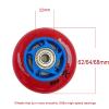 GXBHSP 62mm 64mm 68mm Skate Wheels Inline Wheels Inline Skate Wheels 82A 4 Pack Indoor Outdoor (purple) view 4