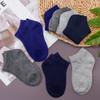 Duufin 12 Pairs Kids Athletic Ankle Socks Kid's Athletic Low Cut Socks Half Cushion Sports Sock for Boys Girls, 4-6Years view 4