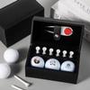 Deironply Personalized Golf Balls-Custom 3 pcs Golf Ball with Logo,Text or Photo as a Cool Golf Ball Gift for Men view 4