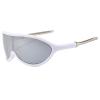 Cycling Sunglasses for Women Wrap Around One Piece Y2K Sunglasses Mens Sports Sunglasses Metal Legs Punk Goggle N45 (C5) view 2