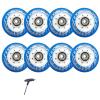 GXBHSP 62mm 64mm 68mm Skate Wheels Inline Wheels Inline Skate Wheels 82A 4 Pack Indoor Outdoor (blue) view 1