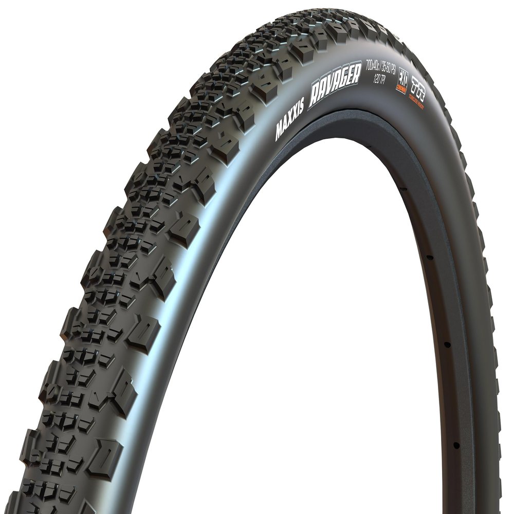 MAXXIS Ravager - 700x45C - EXO | Dual Compound EXO, SilkShield - Tubeless | Aggressive Tread for Loose, Chunky Gravel