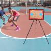 Basketball Coaching Board with Stand Portable Tactical Display Board Magnetic Basketball Coach Clipboard with Triangle Bracket and Portable Backpack 23.6 x 17.7in view 2