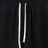 Men's Athletic Casual Classic Sweat Shorts Drawstring Loose Sport Wide-Leg Shorts Elastic Waist Lounge Gym Shorts (Black,Medium) view 3