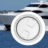 Aymzbd Boat Hatch Deck Plates for Boat Round Marine Inspection Deck Plate Hatch for RV, 6in Clear White view 4
