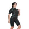Jsnorklet Womens Wetsuit Shorty, 3mm Front Zipper Neoprene Diving Suits for Diving Snorkeling Surfing Swimming view 1