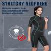 Jsnorklet Womens Wetsuit Shorty, 3mm Front Zipper Neoprene Diving Suits for Diving Snorkeling Surfing Swimming view 3