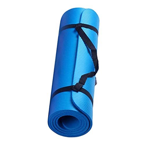 Pink Yoga Mat 5mm Thick Anti-Tear High Density Non Slip Exercise Mat with Carrying Strap Hot Yoga Mat for Fitness, Pilates, Stretching, Home Yoga, Gym, Floor, Workouts