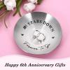 XPENMULBOJA 6th Anniversary Iron Gifts for Him Her - Ring Holder 6 Year Wedding Anniversary for Husband Wife Women Men Couple Gifts, Valentines Christmas for Wife view 3