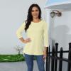 Fall Outfits for Women 2024 Floral Top 1/2 Sleeve Tops for Women 3/4 Sleeve Tops Floral Tops for Women Women's Tunic Tops Womans Tops Lavender Shirt Women Tee Shirts Womens Floral Tops view 4
