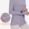 Blingfit Sun Shirts for Women UPF 50+ Women's Sports T-Shirt Long Sleeve Shirt Workout Tops Crew Neck Athletic Casual Running Yoga Fitness T-Shirts view 3