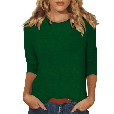 3/4 Sleeve Tops Women Tops Casual 3/4 Sleeve Tunic Tops for Women 3/4 Sleeve Tops for Women Womens Petite Tops Floral Tops for Women Tops for Women Womens Toos 3/4 Length Sleeve Womens