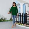 3/4 Sleeve Tops Women Tops Casual 3/4 Sleeve Tunic Tops for Women 3/4 Sleeve Tops for Women Womens Petite Tops Floral Tops for Women Tops for Women Womens Toos 3/4 Length Sleeve Womens view 4
