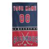 Custom Hockey Sport Towel 11 * 19in(30 * 50cm) Personalized Text Number Towel Suitable for Sport/Bathroom (Ball Towel Style D-30)