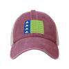 QIZYOQA Flag of Berkeley, Denver Baseball Cap for Men Women Mesh Back Trucker Hats Dad Golf Hat view 2